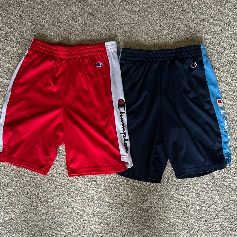 Champion Kids Shorts Set - Red and Black